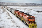 Grain train eases east